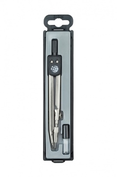 Циркуль металл. Globus "Юниор" 125мм зап. грифели, футляр