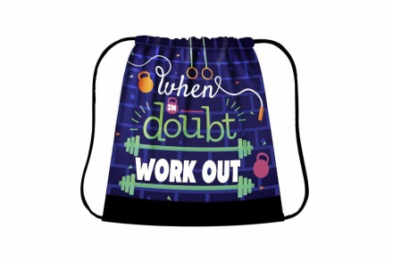 Мешок для обуви 1 отд, 490*410 "Work out"