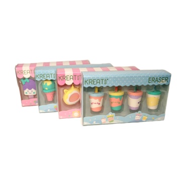 Набор ластиков  4 шт. "Сладости" ассорти дизайнов