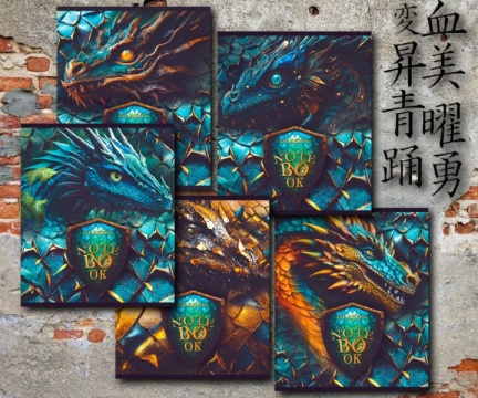 Тетрадь А5 48л кл. ПЗБМ "Король Драконов" выб.твин УФ лак, конгрев, фольга, белизна 100%