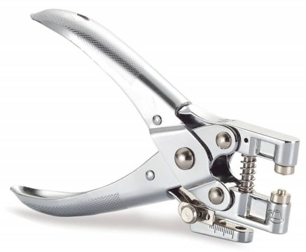 Степлер KW-TRIO д/пробив 1отв. с устан. люверса, 30л