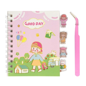 Наклейки-румбокс д/создания миниатюрных сцен 9*11см "В школу" 12л.с накл.,пинцет