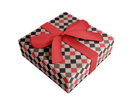 Бумага упаковочная 70*100см  "Cage. Красный"