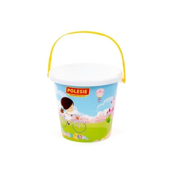 Ведро 1л с рисунком, цвет ассорти