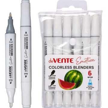 Маркер для скетчинга пулевидн. deVENTE. Emotion" (блендер) двусторон., 1,0-6,0мм*