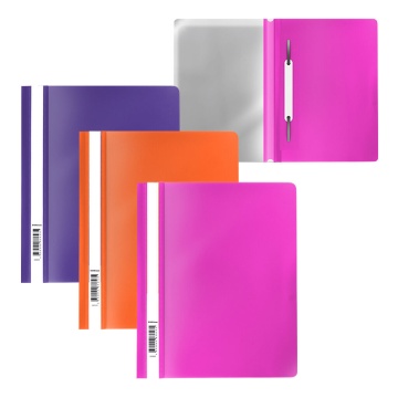 Папка-скоросшиватель пластиковая ErichKrause Matt Caribbean Sunset, A5+, ассорти (в пакете по 21 шт.