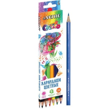 Карандаши цвет.  6цв  deVENTE  Cosmo  2М