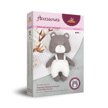Набор для изготовления игрушки 23см "Любимый мишка" 14+
