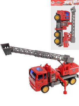 Машинка инерционная 16*22см "Пожарный кран"