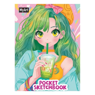 СКЕТЧБУК. А-6 48л. ЦИТРУСОВЫЙ КОКТЕЙЛЬ