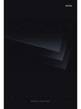 Тетрадь А4 7БЦ 80л кл. сшивка Проф-Пресс "Эстетика черного" глянц.лам.