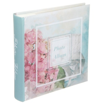 Фотоальбом 200 фото 10*15см , бум.карм.с мемо, книжн. пер-т