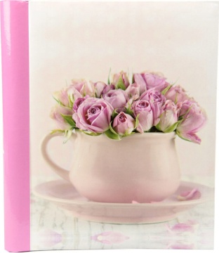 Фотоальбом магнитный 20л 23*28см спир. Delicate flowers