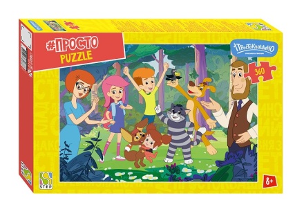 Пазлы  360 элементов 500*345мм.  "Простоквашино. Продолжение" (С/м)