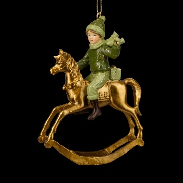 Украшение ErichKrause Decor Мальчик на лошадке 12см