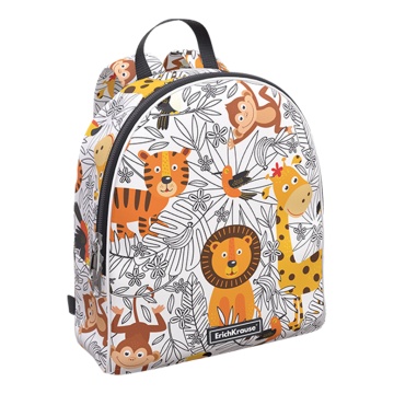 Рюкзак ErichKrause EasyLine Mini 5L Safari Colors (+ фломастеры для ткани)