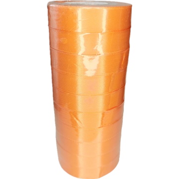Лента упаковочная атласная 20мм, 22 м персик (10шт/уп)