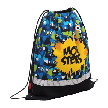 Мешок для обуви ErichKrause с вентиляцией 500х410мм Monsters