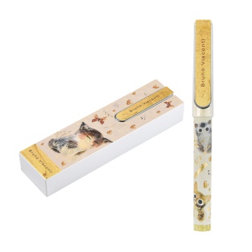 Ручка перьевая BV "Love me" 4 сменных картриджа**