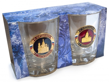 Набор стаканов 2шт. "Санкт-Петербург. Исаакий"