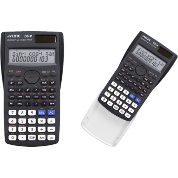 Калькулятор  10+2 разр. deVENTE научный, для ЕГЭ,ОГЭ, черно-белый
