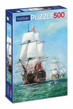 Пазлы  500 элементов  330*480мм. "Белеет парус" Premium