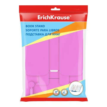 Подставка для книг пластиковая ErichKrause Caribbean Sunset, маджента