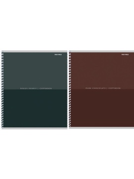 Тетрадь А5 96л кл. гребень Проф-Пресс "Минимализм в темных тонах - 1"