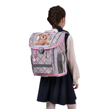 Ученический ранец с пластиковым дном ErichKrause ErgoLine 16L Teddy Bear