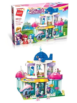 Конструктор пластм. Qman "Океанариум" 327 дет. (упаковка не русифицирована)