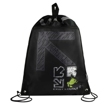 Мешок для обуви 1 отд, 360*480 светоотр. "Будь громче!" петля