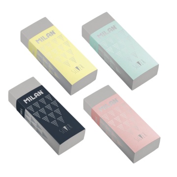Ластик MILAN из натурального каучука Silver edition