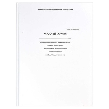 Классный журнал для 10-11 КЛАССОВ