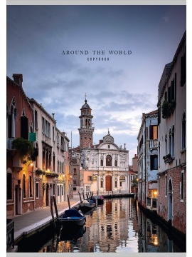 Тетрадь А4 48л кл. скоба Проф-Пресс "Городской канал - 1" (203*273мм)