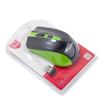 Мышь беспроводная Smartbuy ONE 352 зелено-черная