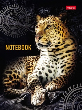 Блокнот А6 7БЦ  64л "Ягуар" кл./лин., мат.лам.*