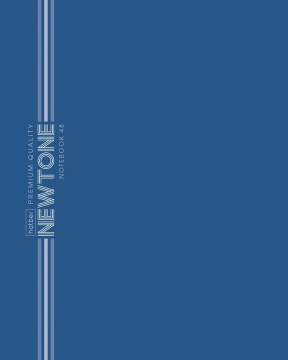 Тетрадь А5 48л ЛИН. Hatber "NEWtone Pastel. Чернильное небо" софт-тач