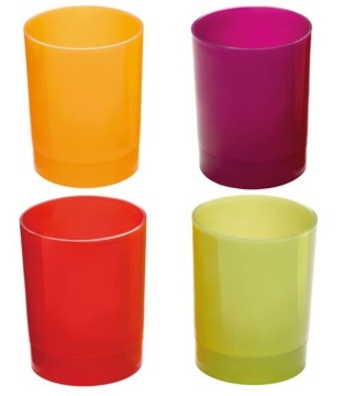 Стакан наст. "Сочный Офис" ассорти