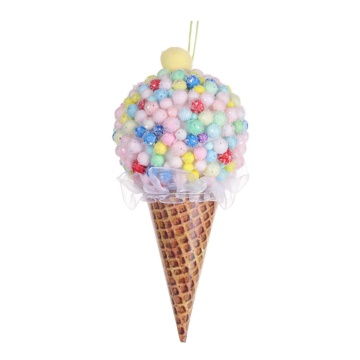 Подвесное украшение 17см "Рожок мороженого"
