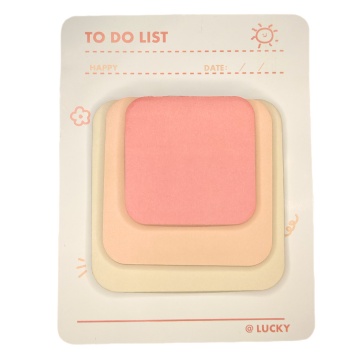 Бумага с липким краем  90л, Egoist "Список дел" ассорти цветов