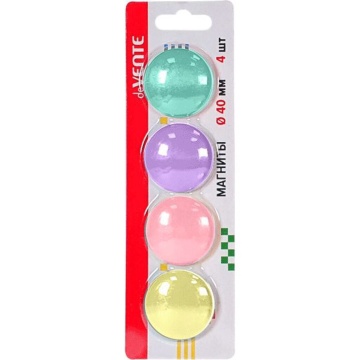 Магнит для доски  4шт 40мм  Pastel