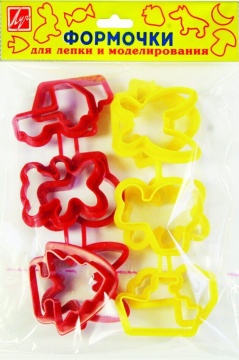 Формочки для пластилина. Набор 12шт