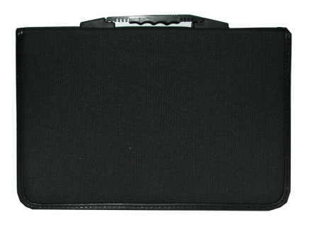 Папка деловая ткань А4 Лайт, с карманами для бумаг, ручка-трансформер