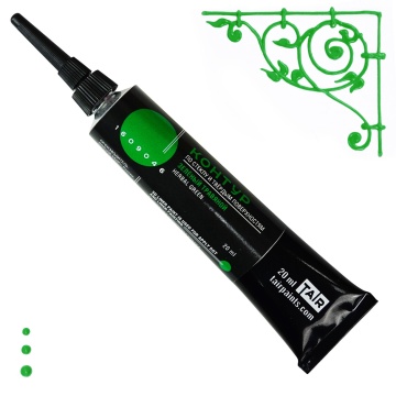 Контур по стеклу 20 мл, зеленый травяной