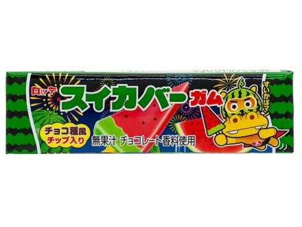 Жевательная резинка Watermelon bar со вкусом арбуза Lotte" 26,1гр., /уп.15шт./