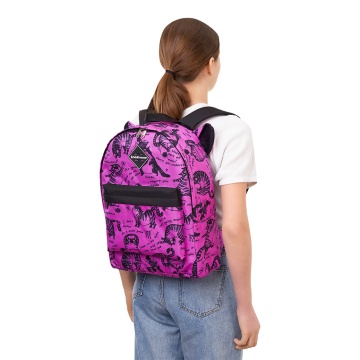 Рюкзак ErichKrause EasyLine Animals 17L Zen Cats, lilac
