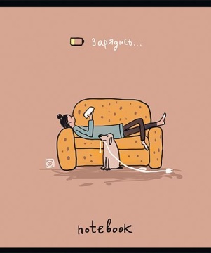 Тетрадь А5 48л кл. ПЗБМ "Зарядись" мат.лам., брайль