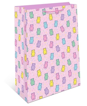 Пакет подар. бумажн. 26*32*12 см 150гр/м "Мишки"