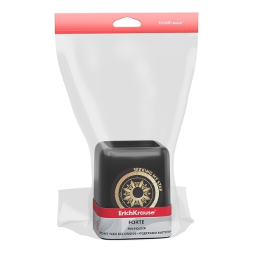 Подставка настольная пластиковая ErichKrause Форте, Волшебное небо, черный