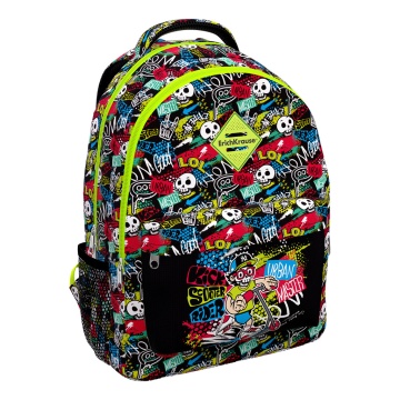 Рюкзак ErichKrause EasyLine с двумя отделениями и грудной перемычкой 20L Scooter Master